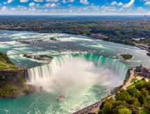 Niagara Falls as seen from above