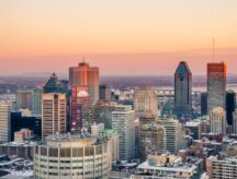 Skyline of downtown Montreal