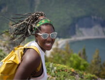 Young person exploring Canada