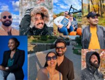 A photo collage of the featured immigrant influencers behind the accounts covered.