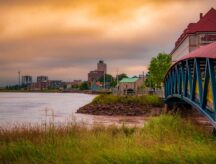 A landscape in Moncton, New Brunswick.