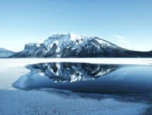 A view of Lake Minnekawa somewhere in the Canadian wilderness.