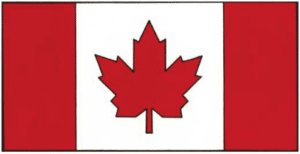 A shortlisted design for the Canadian National flag, designed by George Stanley