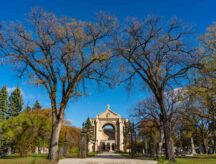 A cathedral in Winnipeg.